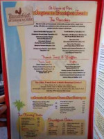 House Of Pies menu