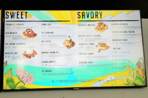 Waffle Love menu