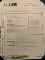 Left Bank Bistro menu