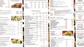 Venice Pizza Pasta menu