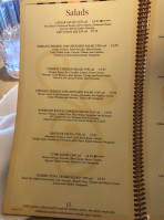 The Cheesecake Factory menu