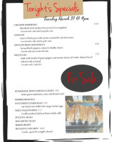 Maywood Grill menu