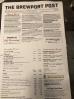 Brewport Brewing Co menu