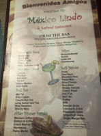 Mexico Lindo Seafood menu