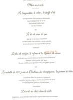 Jean-marc Pérochon menu