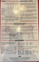 Cassano's Pizza Subs menu