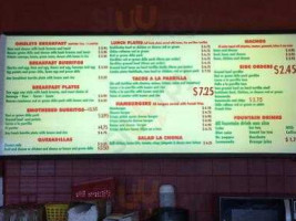 El Jacalito menu