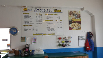 Daylight Donuts menu