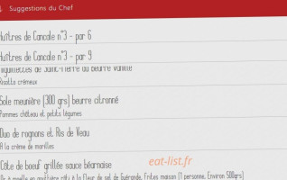 Le Sultan Kebab menu