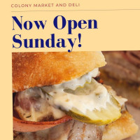 Colony Market Deli food