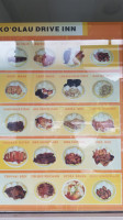 Koolau Drive Inn menu