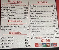 Paul's Hotdogs Grill menu