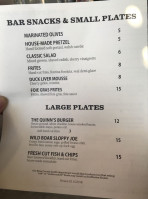 Quinn's Pub menu