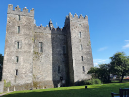 Traditional Irish Night-cornbarn At Bunratty Folk Park outside