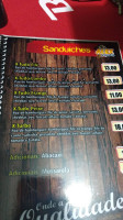 Alex Lanches menu