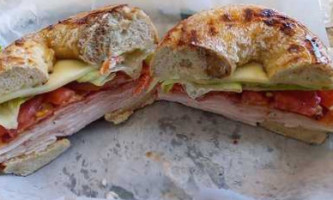 Moe's Gourmet Bagels food