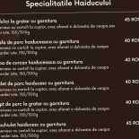 Bica Haiducu Nourriture