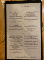 Corks Cattle menu