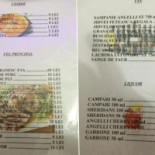 Pizzeria Eva Bechet Carte