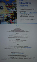 Il Girasole menu