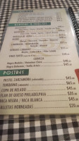 Un Cachito De Cuba menu