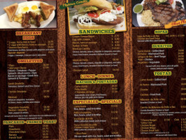 La Taqueria Los Tres Olivos(the Three Olives) menu