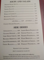 The Avenue Steak Tavern menu