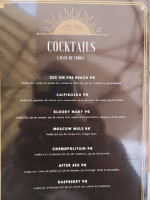 Le Grand Cafe menu