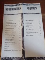 Meson Mangas menu