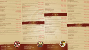 Avitabile Deli menu