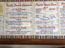 Boopa's Bagel Deli menu