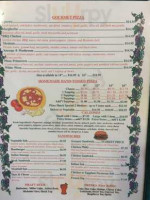 Pizza Shack Italian Grille menu