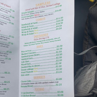 The Hibiscus Jerk Hut menu