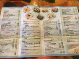 China Dragon menu