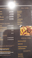 Dakari Soul Food menu