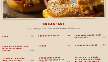 Better On A Bagel Express menu