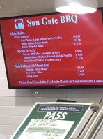 Sun Gate Bbq inside