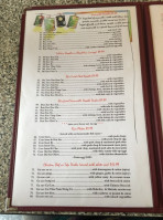 Pho Saigon menu