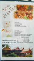 Sam's Bann Thai menu