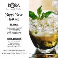 Kora Brew House Wine outside