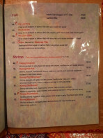 Siam Square Thai menu