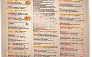 La Casetta menu