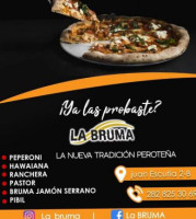 La Bruma menu