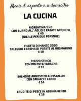 Al Sole Bistrot menu