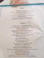 Sangria menu