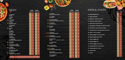 Pizza Leu menu