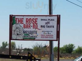 Rose B-q outside