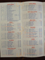 Panda Wok menu