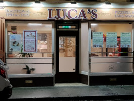 Luca's Take Away outside