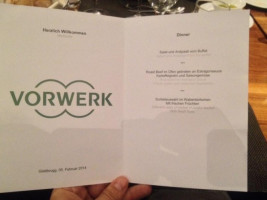 Mövenpick menu